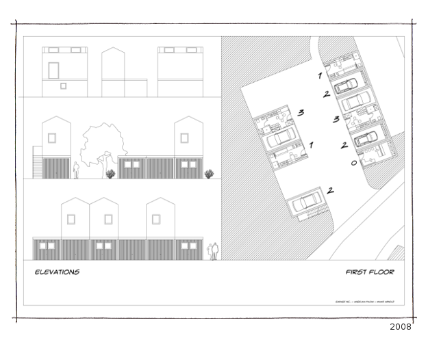  Ansichten und Grundriss EG