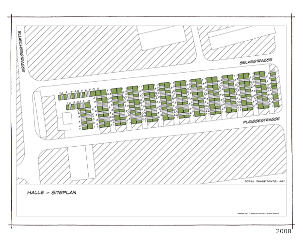  Lageplan Garageanlage Halle/Saale